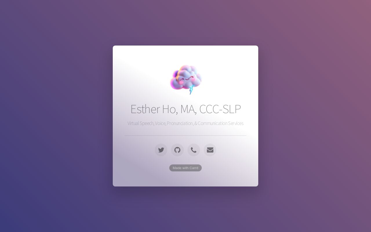 Carrd profile picture for @eych